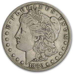 Lot 83: Morgan Silver Dollar Extra Fine Condition 1880-CC