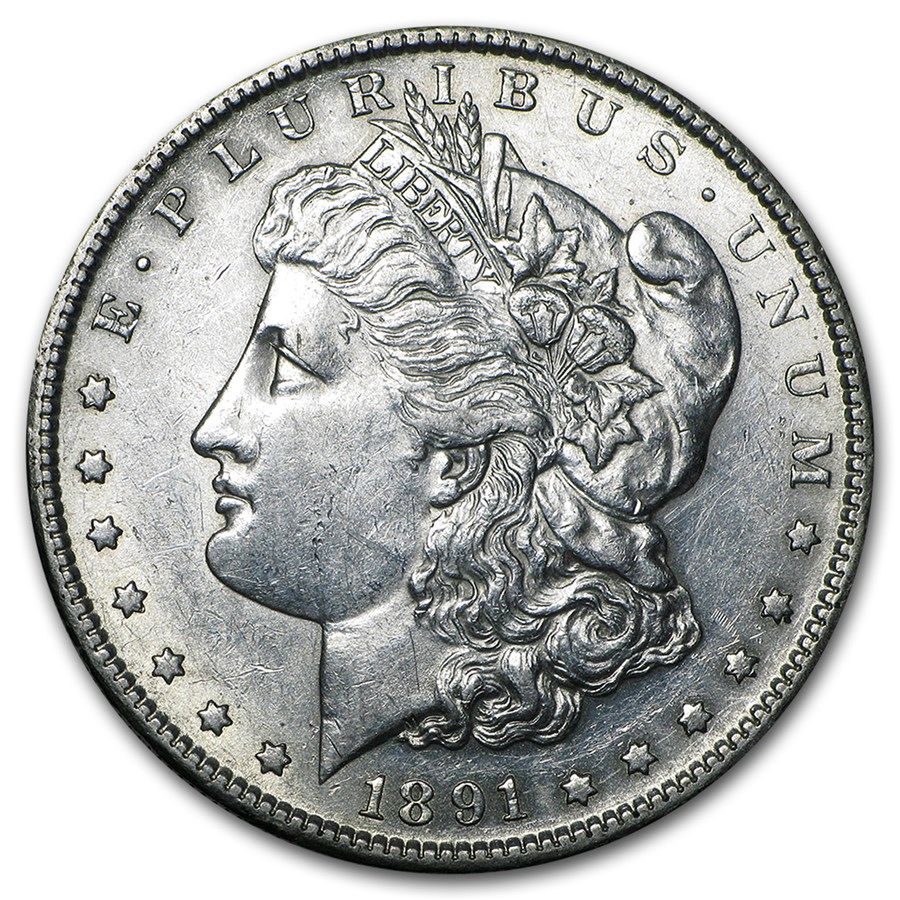 Lot 86: 1891-S MS-62+ Morgan Dollar-Non Graded