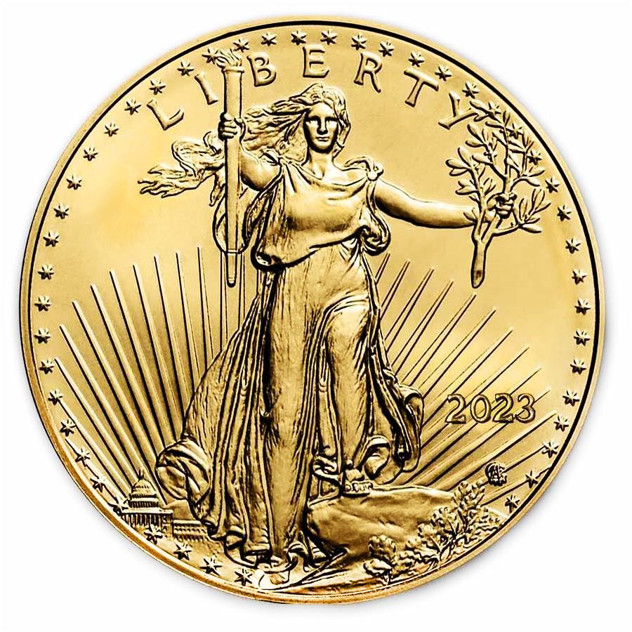 Lot 122: 2023 American Gold Eagle 1/4 oz Uncirculated