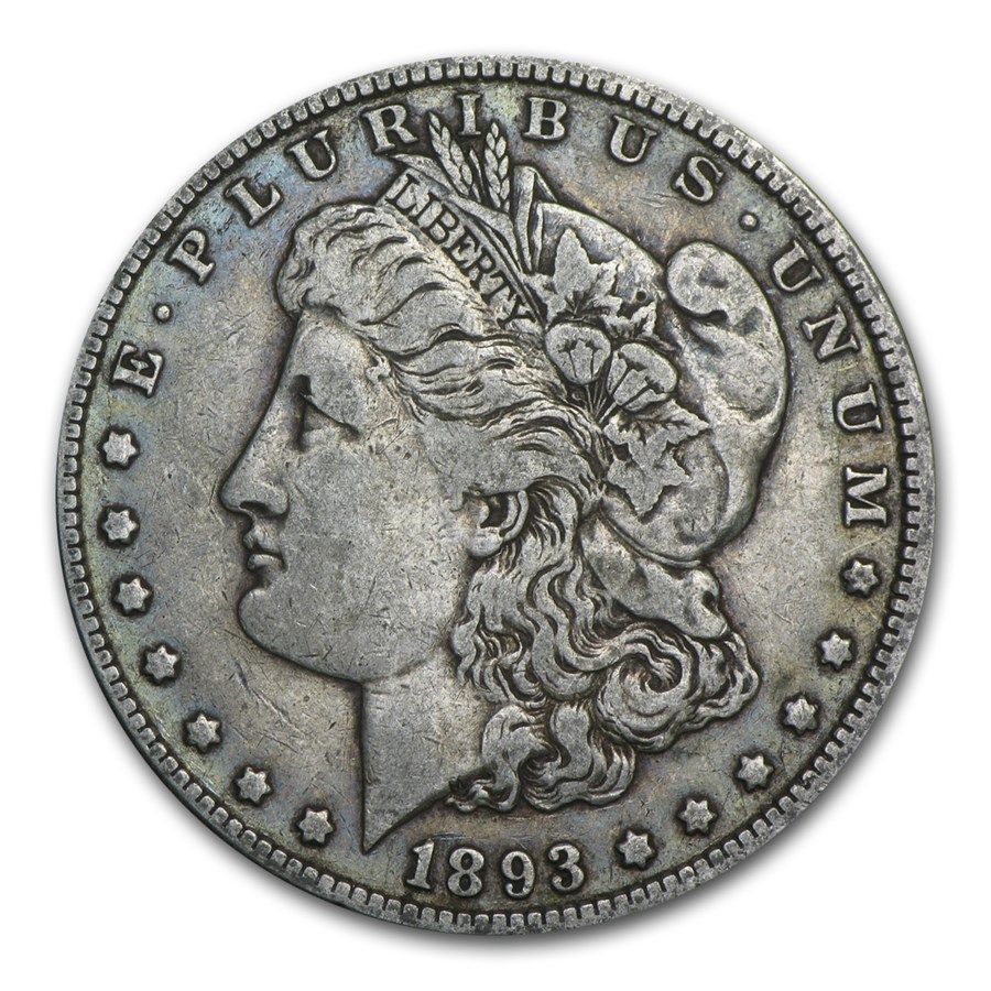 Lot 124: Morgan Silver Dollar Very Fine Condition 1893