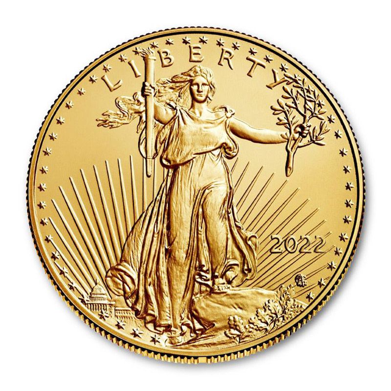 Lot 136: 2022 American Gold Eagle 1/4 oz Uncirculated
