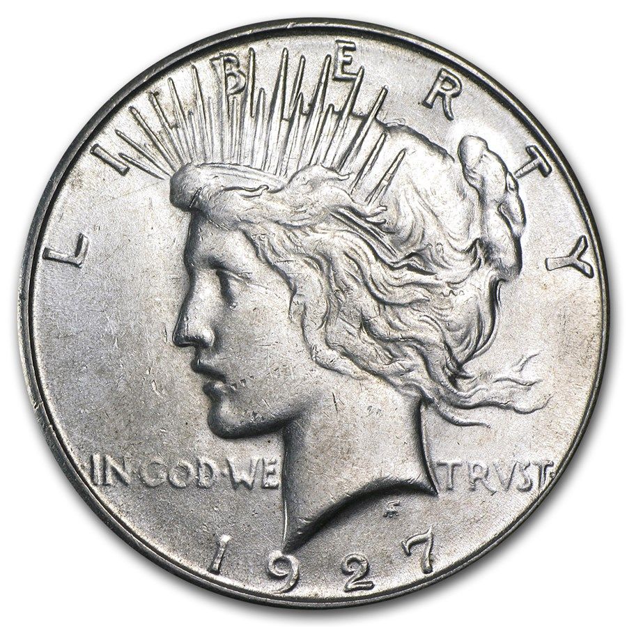 Lot 143: 1927 - S- Peace Silver Dollar