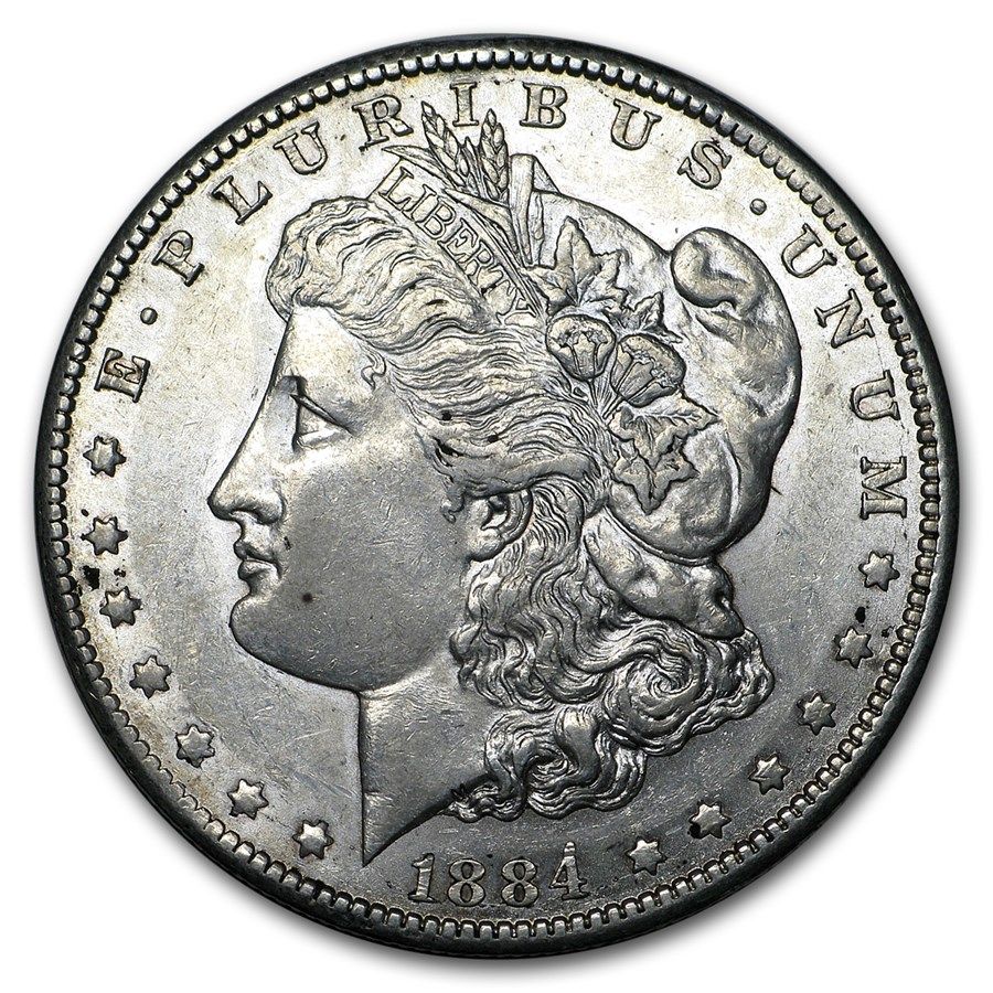 Lot 171: 1884-CC MS-61+ Morgan Dollar-Non Graded