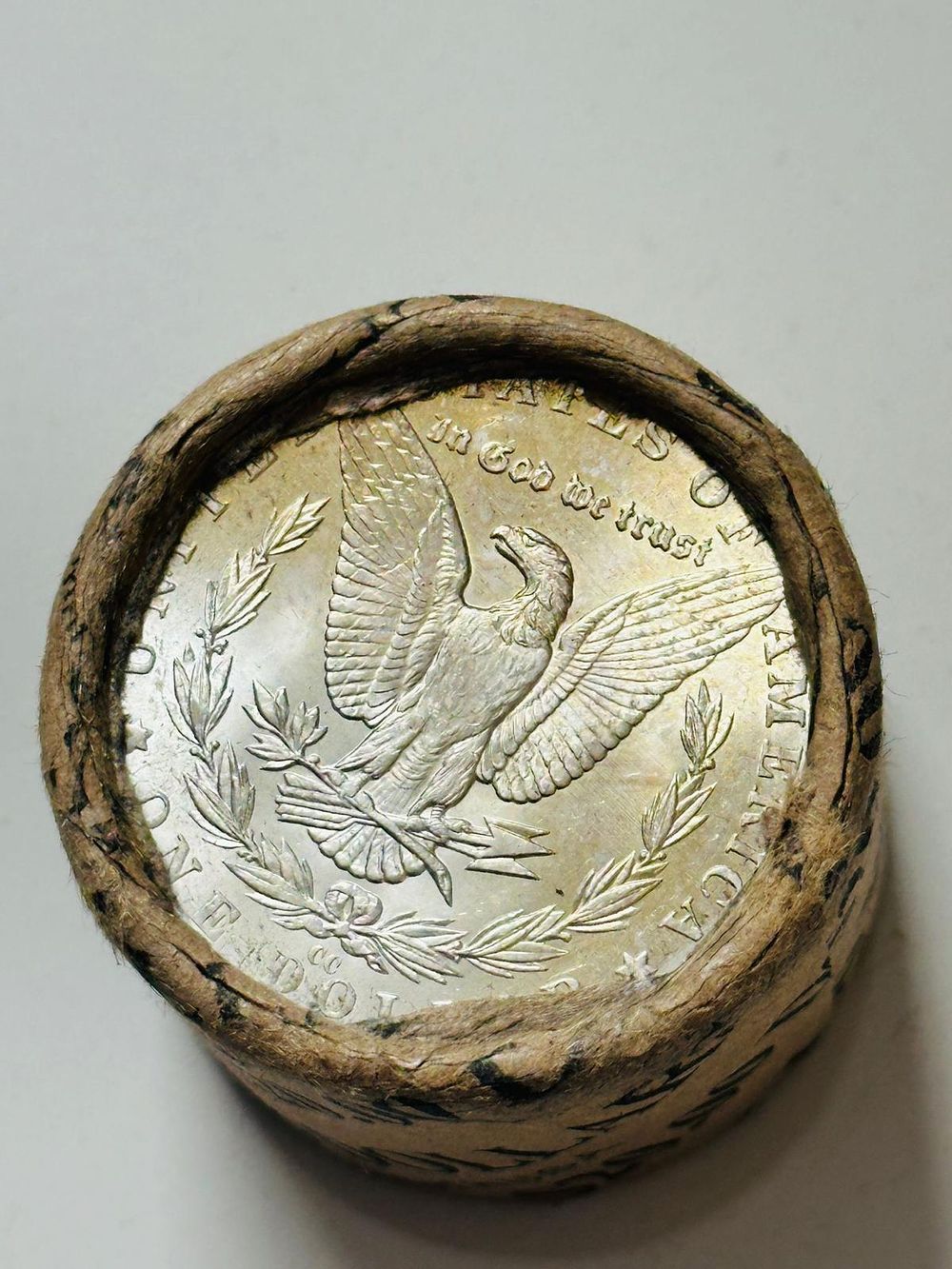 Lot 179: BU $20 Morgan Silver Dollar Roll CC & CC Ends