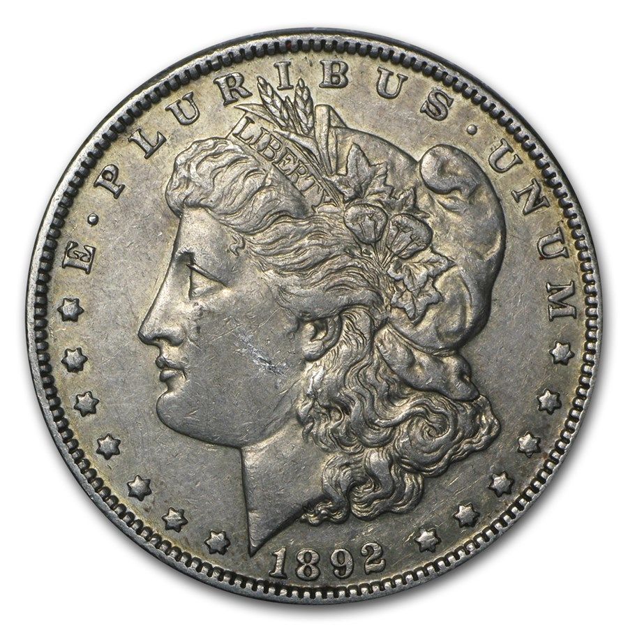 Lot 57: 1892- Morgan Dollar