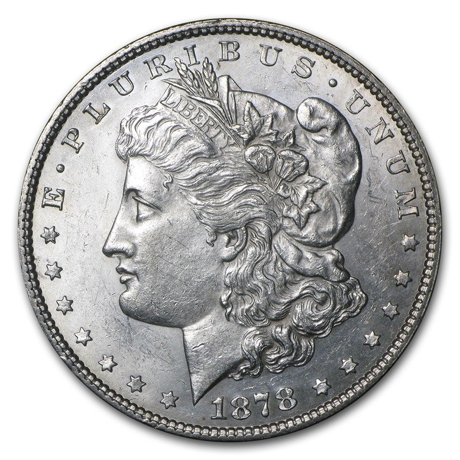 Lot 103: Morgan Silver Dollar Uncirculated 1878 8TF