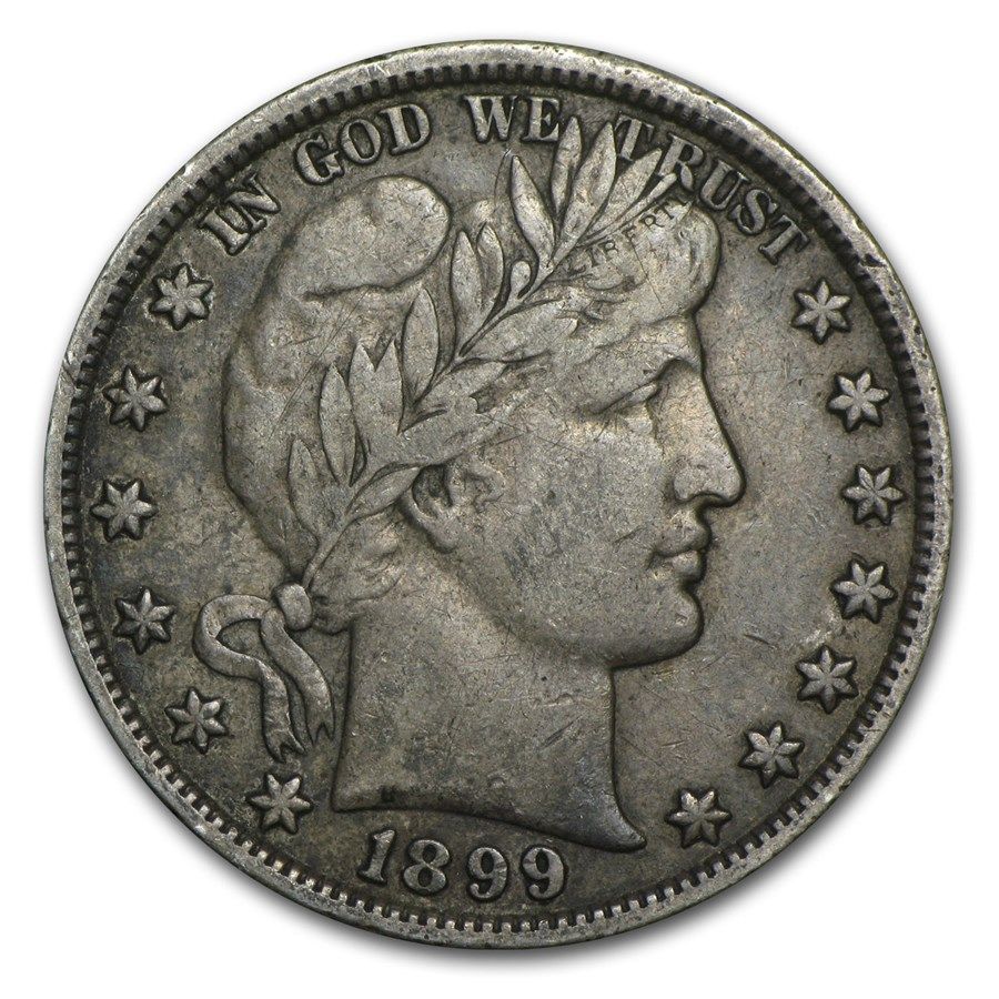 Lot 117: Barber Half Dollar Very Fine 1899