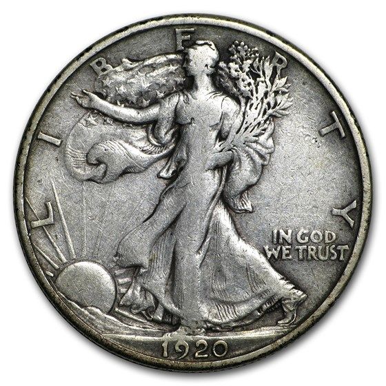 Lot 141: Walking Liberty Half Dollar 1920-S Very Fine