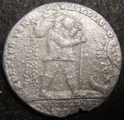 Germany anti-Semitic Corn Jew/Grain Sifter jeton, Johann Christian Reich 1772. Germany: Kornjude 