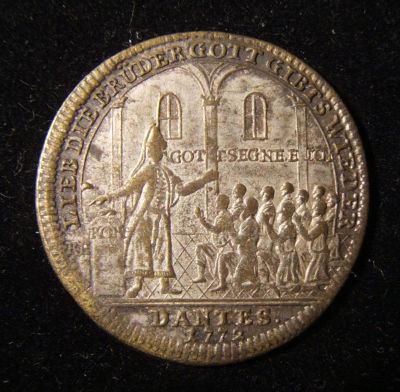 German Judaic Joseph & Brothers brass inflation Jeton by Reich 1771/2 Brett-1930. Germany > 