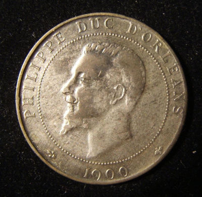 French anti-Semitic Judaica Philippe Duke of Orleans/anti-Dreyfus medal, 1900. France: Philippe 