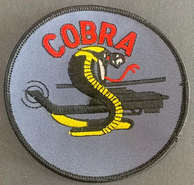 US Air Force (USAF) Bell AH-1 Cobra military helicopter patch