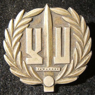 Israeli Army IDF pin for a civilian worker in the service of the Army ('Oved Tzahal'), circa. 1950s