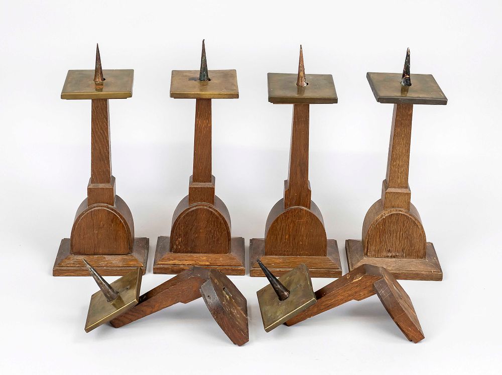 Protestant candlestick set, mid-2