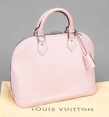Louis Vuitton, Epi Leather Alma Ros&eacute;, rose-coloured structured embossed Epi leather with 
