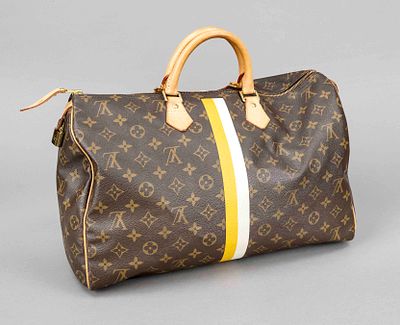 Louis Vuitton, Limited Edition My Heritage Monogram Canvas Speedy 40, rubberized cotton fabric 