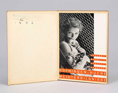 Photography book on George Hoyningen-Huené, "Meisterbildnisse - Frauen Mode Sport Künstler" 