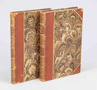 Mathematical books by Jean Marie Constant Duhamel, "Cours de mécanique," in 2 volumes 