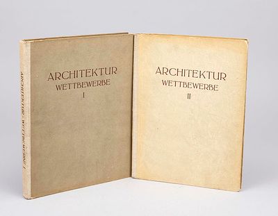 2 books "Architektur Wettbewerbe" (Architecture Competitions), volumes I and II. Published by 