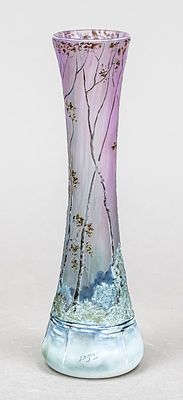 Art Nouveau vase, France, circa 1900, Legras & Cie., Verreries de St. Denis et de Pantin 