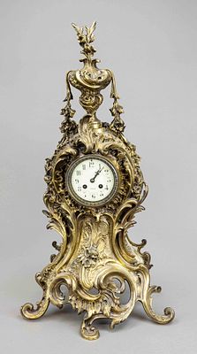 Large historicist pendulum clock, 2nd half of the 19th century, marked ''Duplanil - St. 