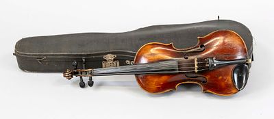Violin in case, probably Germany, circa 1880, label in body, marked ''Fintonius Guardenius 