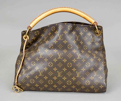 Louis Vuitton, Artsy MM Monogram Canvas Bag, rubberized cotton fabric in classic logo print 
