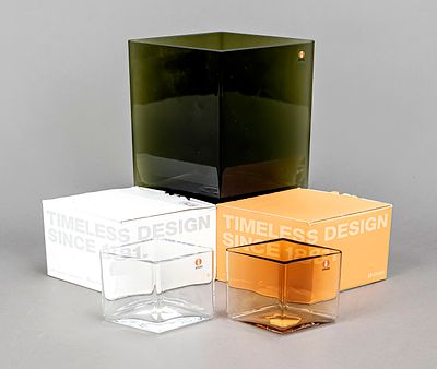 Three vases, Finland, early 21st century, Iittala, designed by Ronan & Erwan Bouroullec in 2015 