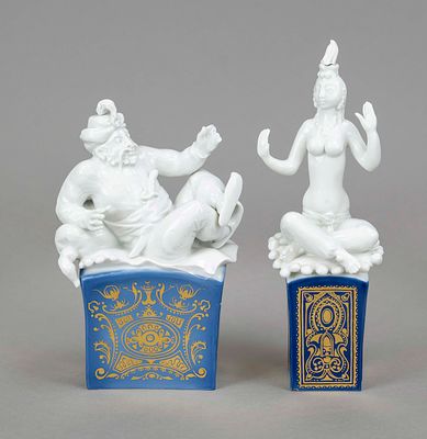Sultan Schereban and Scheherezade from 1001 Nights, Meissen, after 1973, 1st choice, design by 