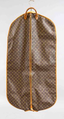 Louis Vuitton, Monogram Canvas Garment Bag, rubberized cotton fabric in classic logo print 