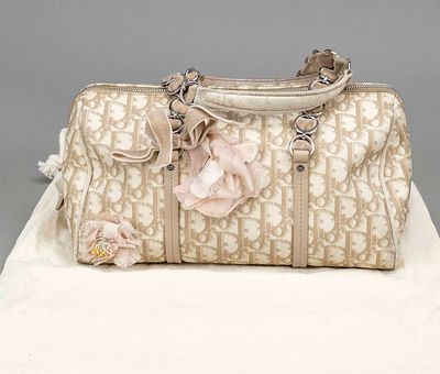 Christian Dior, Oblique Romantique Bag, brand-typical patterned, coated Dior Oblique jacquard 