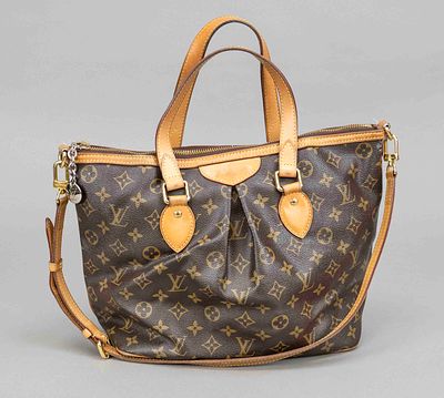 Louis Vuitton, Viva Cit&eacute; Monogram Canvas Bag, rubberized cotton fabric in classic logo print 
