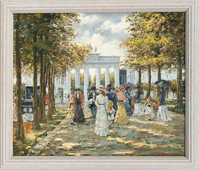 S. Freudenberger, 2nd half of the 20th century, Flaneurs under the lines in front of the 