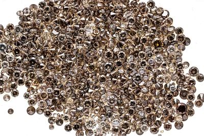 Assortment of brilliant-cut diamonds, total 63.3 ct, various qualities, predominantly fancy 