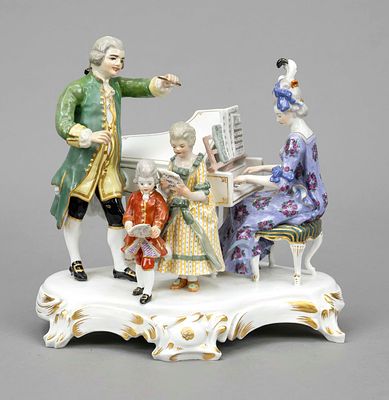 House Concert, Meissen, Knaufschwerter 1850–1924, 2nd choice, designed by Joseph von Kramer 