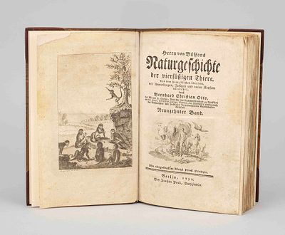 Book “Monsieur de Buffon’s Natural History of Quadrupeds” by Georges-Louis Leclerc, published 