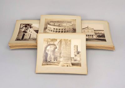 Collection of photographs, Italy, ca. 1860–1900, b/w or sepia, prints mounted on cardboard 