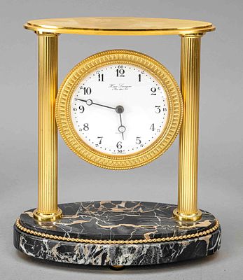 Mantel clock, “Hour Lavigne a` Paris depuis 1848,” Ref. 1349 from 1979, the movement between 