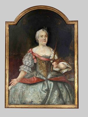 18th-century court portrait painter, portrait of Empress Maria Theresa of Austria (1717–1780) 