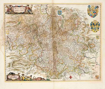 Historical map of the Duchy of Cleves -- “Le Duch&eacute; de Cleves, La Seigneurie de Ravenstein, et 