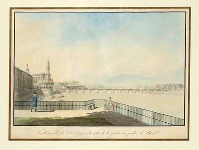Friedrich August von Lawrence (1761–1810), View of Dresden, “Vue de la ville de Dresde, prise 