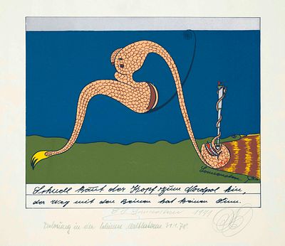 Friedrich Schr&ouml;der-Sonnenstern (1892–1982), “The head quickly reaches the North Pole; the path 