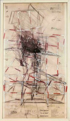 Olaf Metzel (b. 1952), “13.4.1981,” hand-signed poster for the so-called Randale Monument 