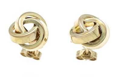 Knot stud earrings GG 333/000, D 11 mm, 1.6 g