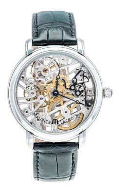 Maurice Lacroix men’s watch, Masterpiece Squelette, manual winding, Ref. MP7048 Series AK 61266 