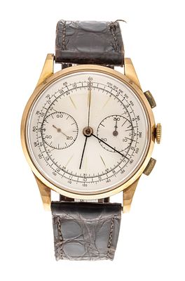 Chronograph 750/000 GG, men’s watch, polished case, domed Plexiglass, screw-down case back 