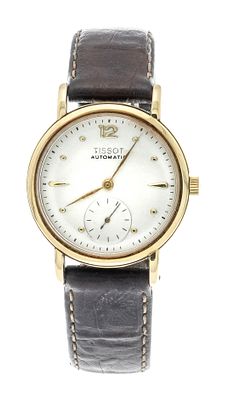 Tissot men’s watch 585/000 GG, automatic, rare Bumper model, manufactured between 1943 and 