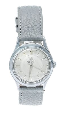 Breitling men’s watch, manual winding, Ref. 2911-29, circa 1950, steel case with domed 