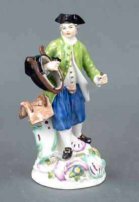 Saddler, Meissen, 18th century, 1st Wahl, design by Johann Joachim Kaendler c. 1750, model no. 