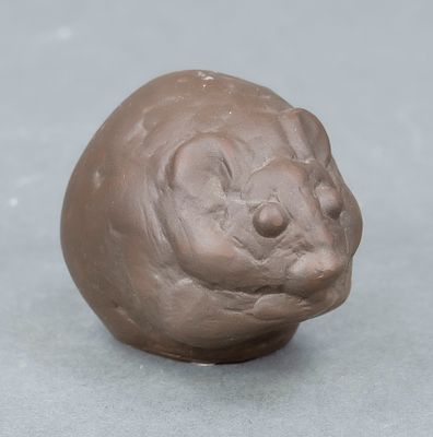 Hamster, Meissen, B&ouml;ttger stoneware, 20th century, first-grade quality, designed by Erich Oehme 